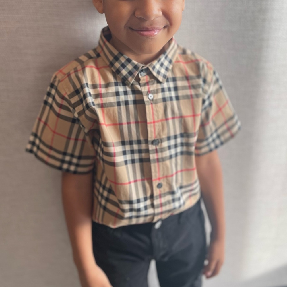 Burberry shirt boys